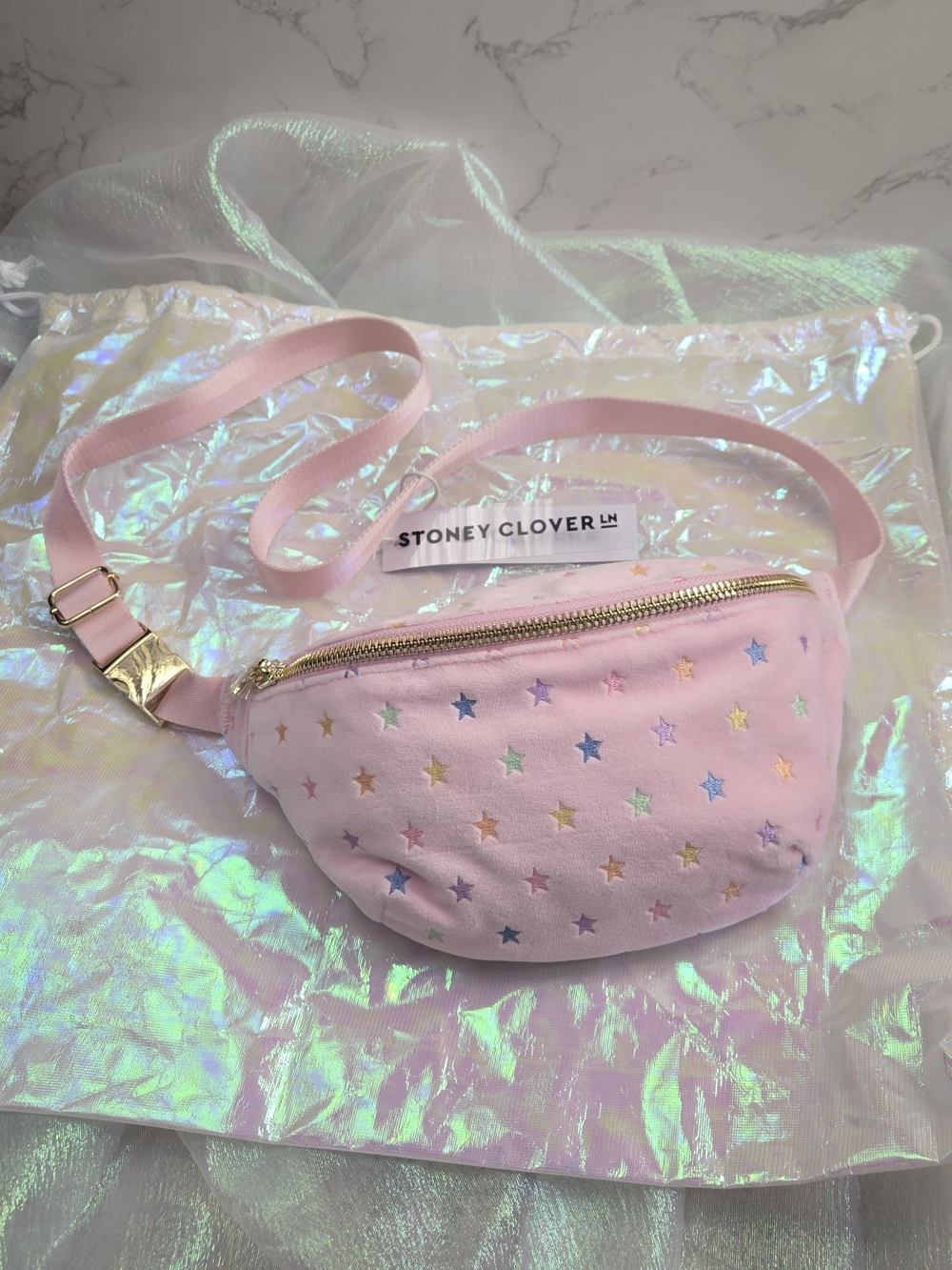 NWT Stoney Clover x Park & Beach Classic Fanny Pack Pink Star (Discontinued)